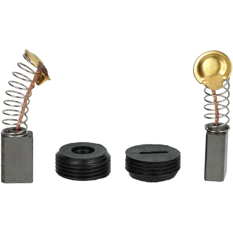 foto del prodotto vhbw 2x spazzola in carbone 12,2 x 7,9 x 4,9mm compatibile con hornbach 2015 6015411, 8779737 smerigliatrice molla