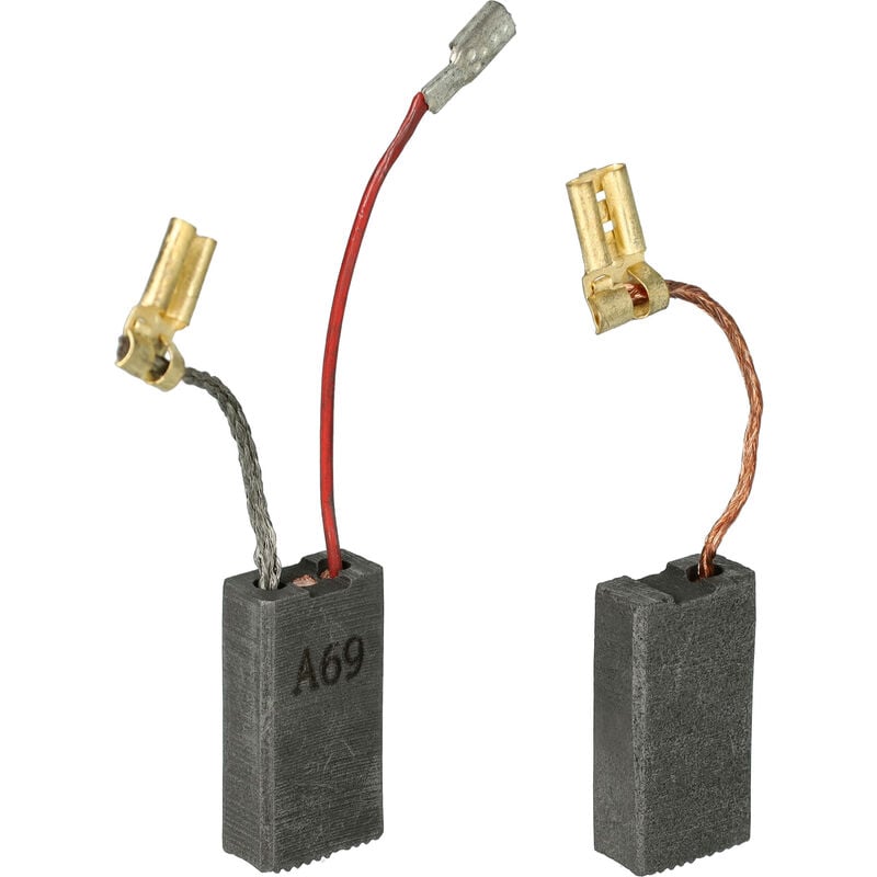 foto del prodotto vhbw 2x spazzola in carbone 23 x 12,3 x 6,2mm compatibile con bosch 3611b64051, 3611b64050, 3611b64041, 3611b64040 utensile elettrico, scalpellatore