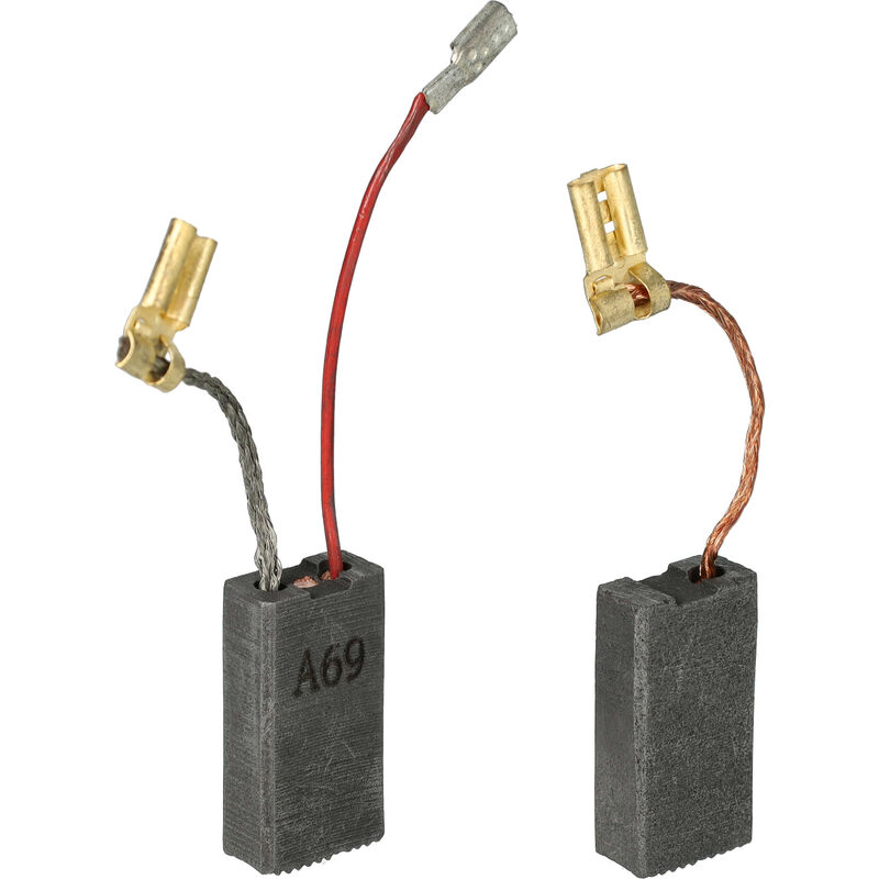 foto del prodotto vhbw 2x spazzola in carbone 23 x 12,3 x 6,2mm compatibile con itw spit 455, 355 utensile elettrico, scalpellatore