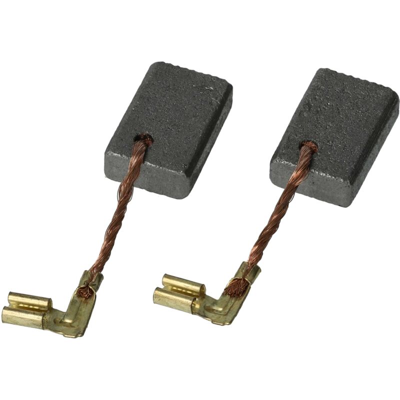 foto del prodotto vhbw 2x spazzola in carbone 4,9 x 10,9 x 16,5mm compatibile con makita hr2460f, hr2460, hr2300, hr2230, gd0602, gd0600, 9565h utensile elettrico