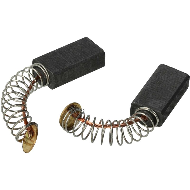 foto del prodotto vhbw 2x spazzola in carbone 4,9 x 7,95 x 15mm compatibile con bosch pbh 2500 sre 3 603 b44 404, 3 603 b44 400 utensile elettrico molla
