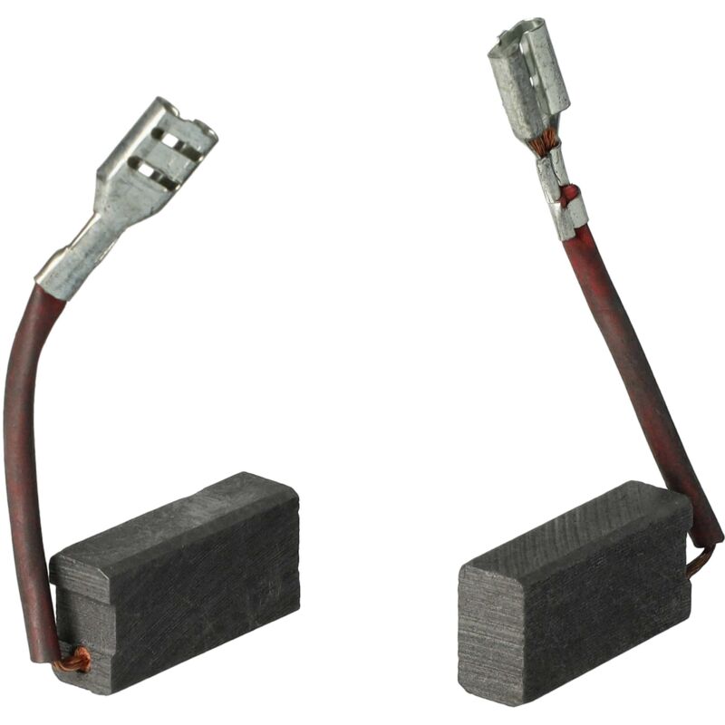 foto del prodotto vhbw 2x spazzola in carbone 6 x 10 x 18,5mm compatibile con hilti te 14, te 15, te 15 c, te 18 m, t 104, te 24, te 25, te 35, te 504 scalpellatore