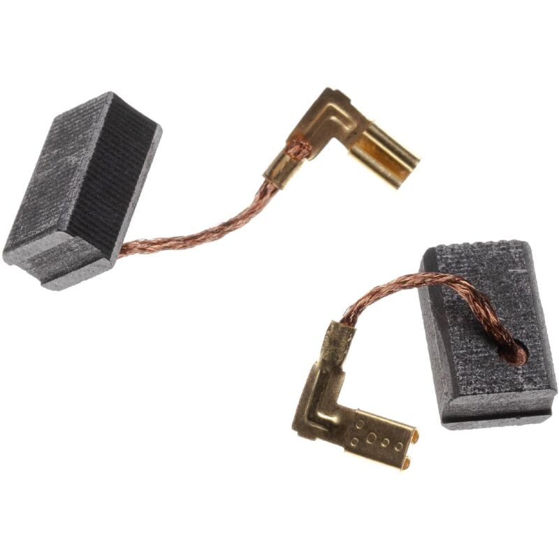 foto del prodotto vhbw 2x spazzola in carbone 6 x 9 x 13,5mm compatibile con makita ga4534, ga4530, ga4034, js1000, ga5034, ga5030 utensile elettrico