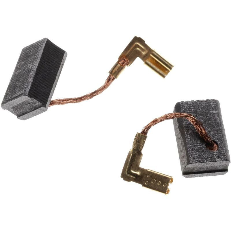 foto del prodotto vhbw 2x spazzola in carbone 6 x 9 x 13,5mm sostituisce makita cb 462, cb 461, cb 460, cb 459, cb 458, 194722 3 per utensile elettrico