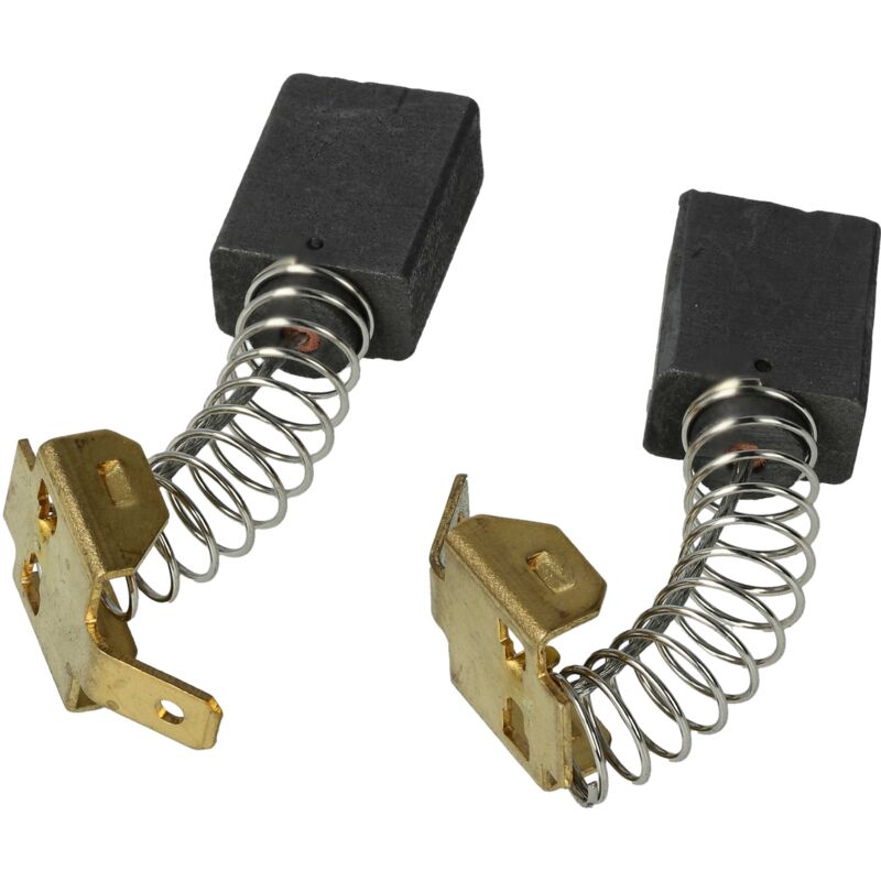 foto del prodotto vhbw 2x spazzola in carbone 7,25 x 12,5 x 16,3mm compatibile con bosch gks 85 g 3 601 e7a 900 utensile elettrico molla