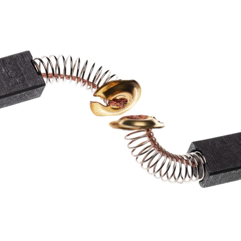 foto del prodotto vhbw 2x spazzola in carbone 7 x 11 x 18mm compatibile con makita jr3020, 8406c, pc5000c utensile elettrico molla