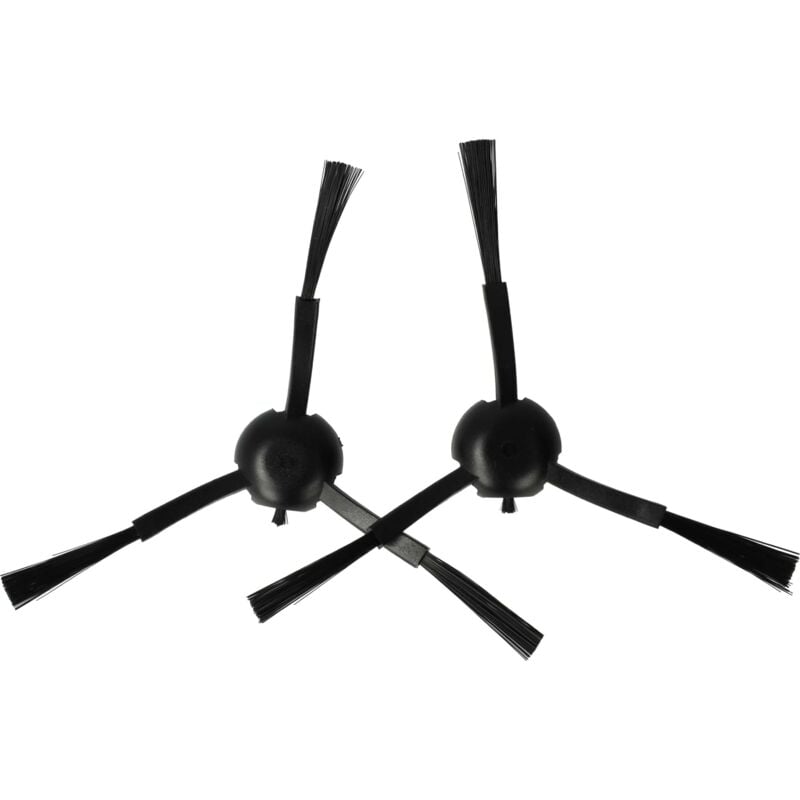 foto del prodotto vhbw 2x spazzola laterale compatibile con dreame l10s pro ultra, l20 ultra, s10, s10 plus robot aspirapolvere set spazzole, nero