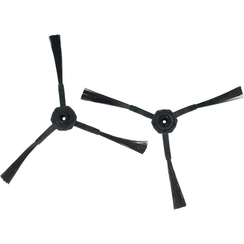 foto del prodotto vhbw 2x spazzola laterale compatibile con ecovacs deebot kk8, x580, x600, cr120, x500 robot aspirapolvere set spazzole, nero