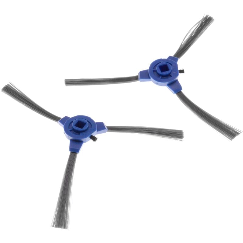 foto del prodotto vhbw 2x spazzola laterale compatibile con eufy robovac 11s max, 15c max, 30c max, g10 hybrid robot aspirapolvere set spazzole, nero grigio blu