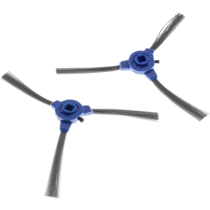foto del prodotto vhbw 2x spazzola laterale compatibile con eufy robovac g30, g30 edge, g20, g20 hybrid robot aspirapolvere set spazzole, nero grigio blu