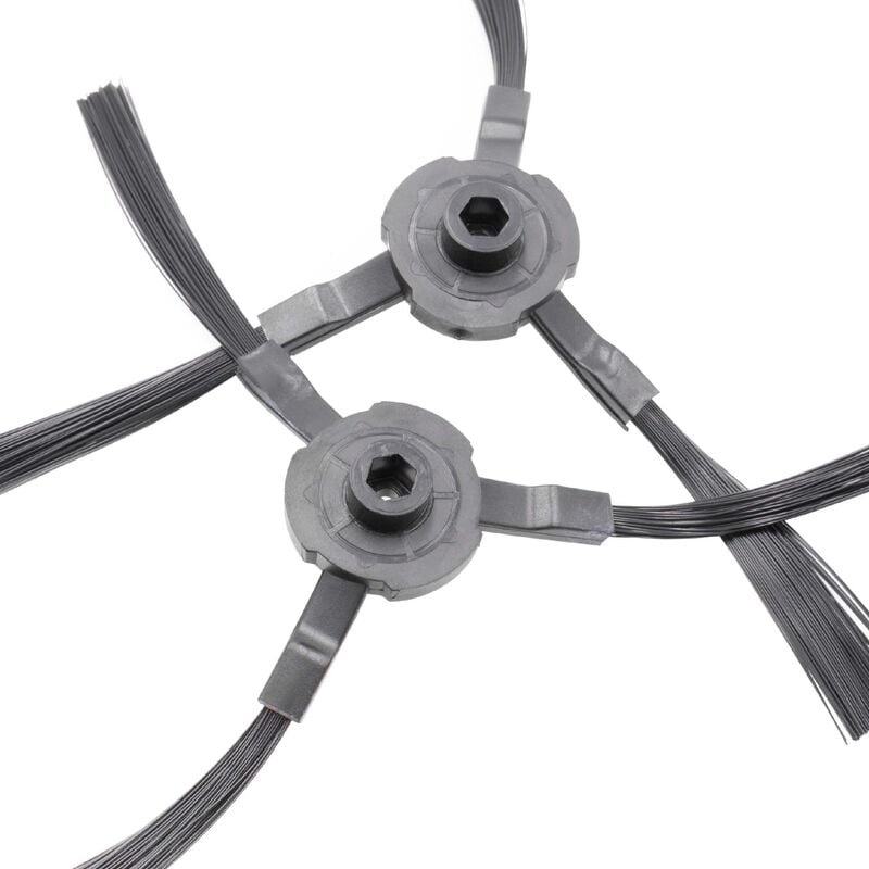 foto del prodotto vhbw 2x spazzola laterale compatibile con ilife a4s, v3s, a4, a6s, v5, v5s pro, v5s, a6, v3 robot aspirapolvere set spazzole, dx sx, nero