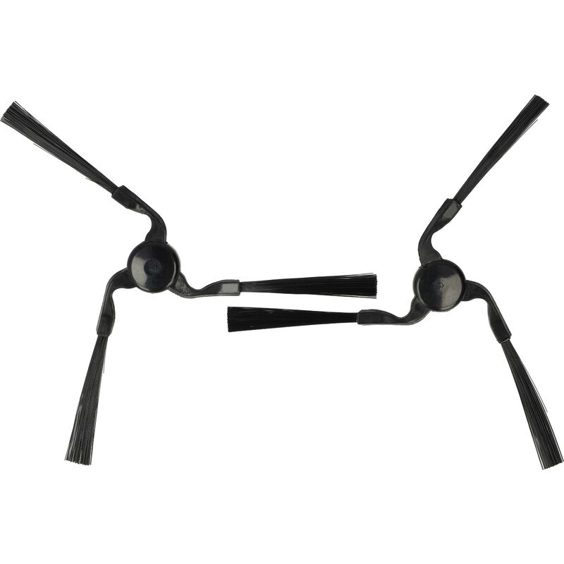 foto del prodotto vhbw 2x spazzola laterale compatibile con miele scout rx1 robot aspirapolvere set spazzole, dx sx, nero