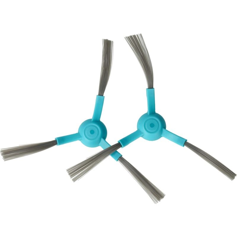 foto del prodotto vhbw 2x spazzola laterale compatibile con proscenic m6 pro robot aspirapolvere set spazzole, azzurro nero