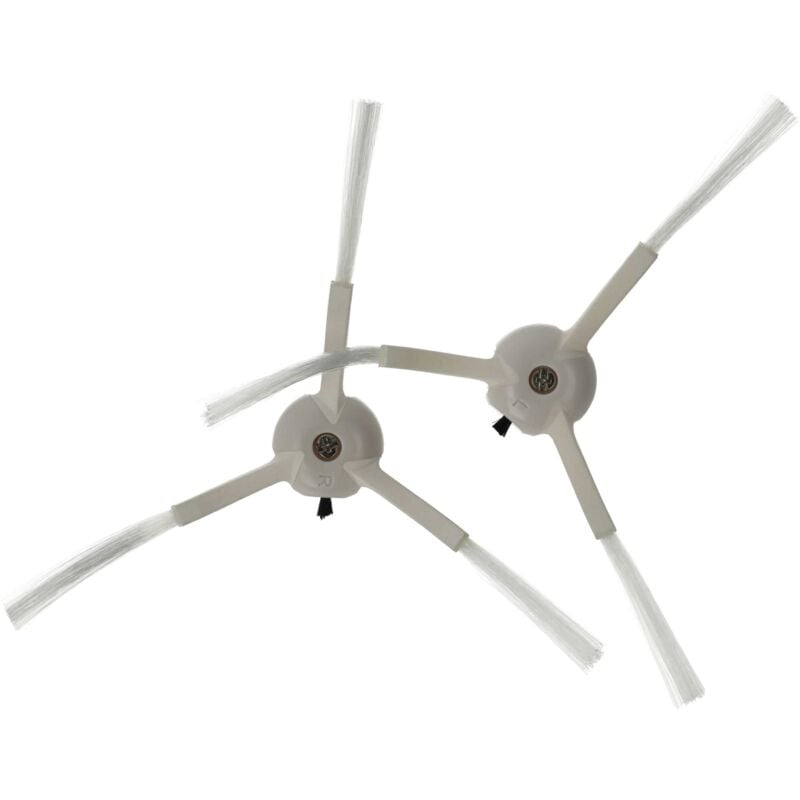 foto del prodotto vhbw 2x spazzola laterale compatibile con proscenic m7 pro, m7 robot aspirapolvere set spazzole, dx sx, bianco