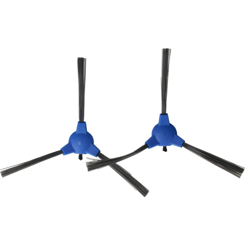 foto del prodotto vhbw 2x spazzola laterale compatibile con proscenic proscenic 850t, 850 robot aspirapolvere set spazzole, blu nero