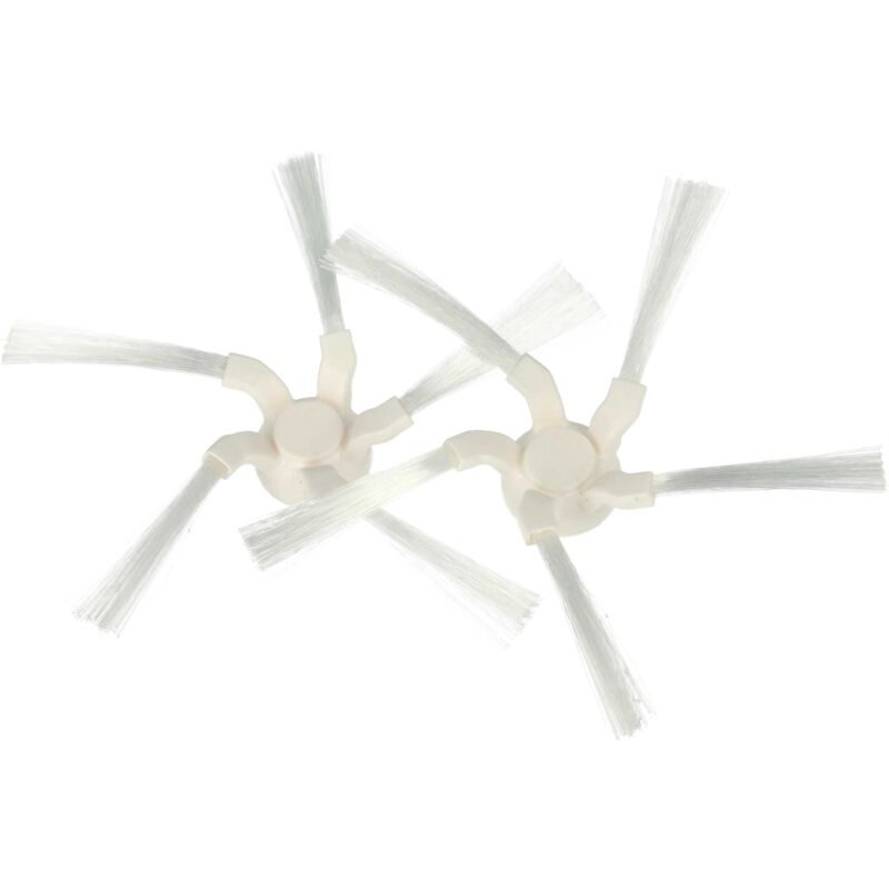 foto del prodotto vhbw 2x spazzola laterale sostituisce xiaomi 20010000000024 per robot aspirapolvere set spazzole, bianco