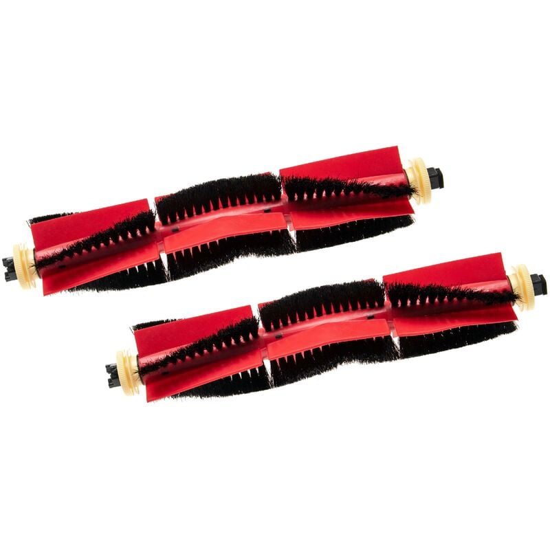 foto del prodotto vhbw 2x spazzola rotonda set di spazzole compatibile con xiaomi roborock e4, s4, s5, s5 max, s50, s51, s55 spazzola a rullo, spazzola principale