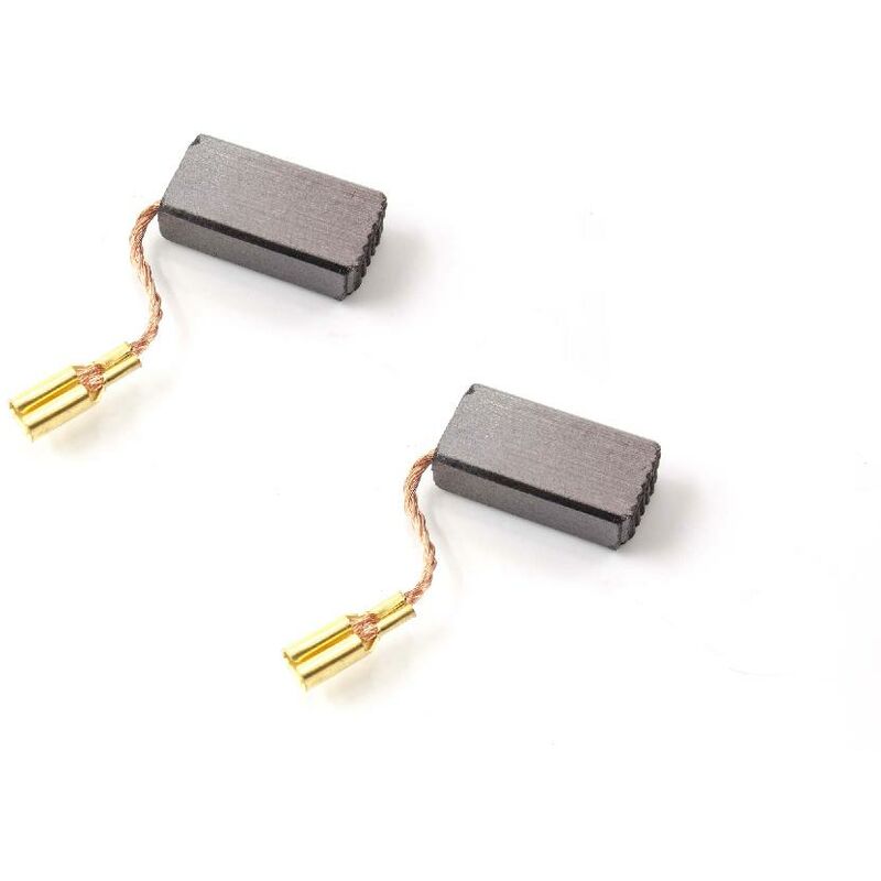 foto del prodotto vhbw 2x spazzole di carbone, carbone del motore 5mm x 8mm x 16mm compatibile con utensile elettrico bosch gex 150 turbo 1250 devs, gff 22 a, gnf 20