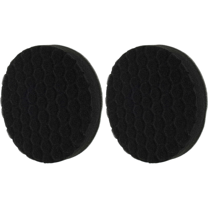 foto del prodotto vhbw 2x spugna per lucidare compatibile con makita levigatrice eccentrica e orbitale 15 cm diametro di lavoro, 16 g, bassa durezza