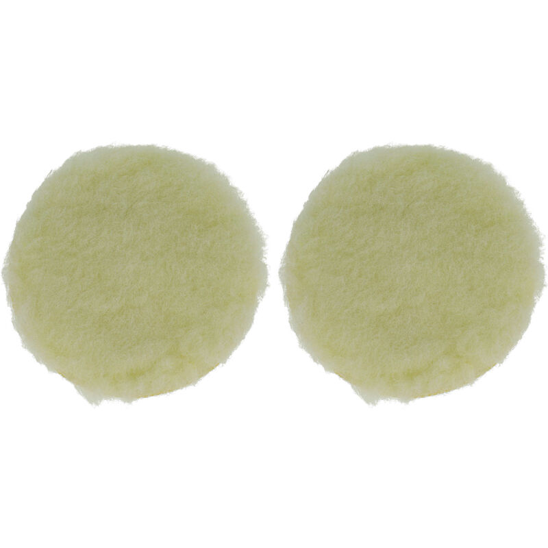 foto del prodotto vhbw 2x spugna per lucidatura compatibile con bosch pex 300 ae, pex 400 ae levigatrice rotorbitale e orbitale 12,5 cm diametro, beige
