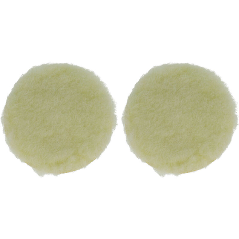 foto del prodotto vhbw 2x spugna per lucidatura compatibile con mirka deros 650cv levigatrice rotorbitale e orbitale 12,5 cm diametro, beige