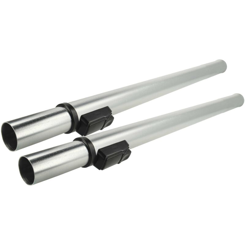 foto del prodotto vhbw 2x tubo compatibile con electrolux e22, dp9000, hz 173 aspirapolvere con attacco da 32 mm, 60 94 cm, nero argento