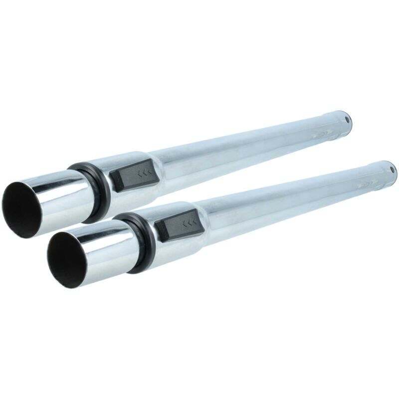 foto del prodotto vhbw 2x tubo compatibile con k rcher t 101, t 12 1, t10 1 professional, t 111 aspirapolvere con attacco da 35 mm, 60 97 cm, nero argento
