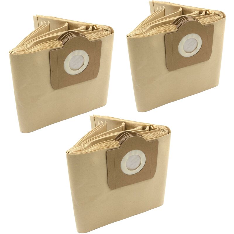 immagine 0 del prodotto vhbw 30x sacchetti compatibile con bauhaus herkules 15 r aspirapolvere in carta, color sabbia
