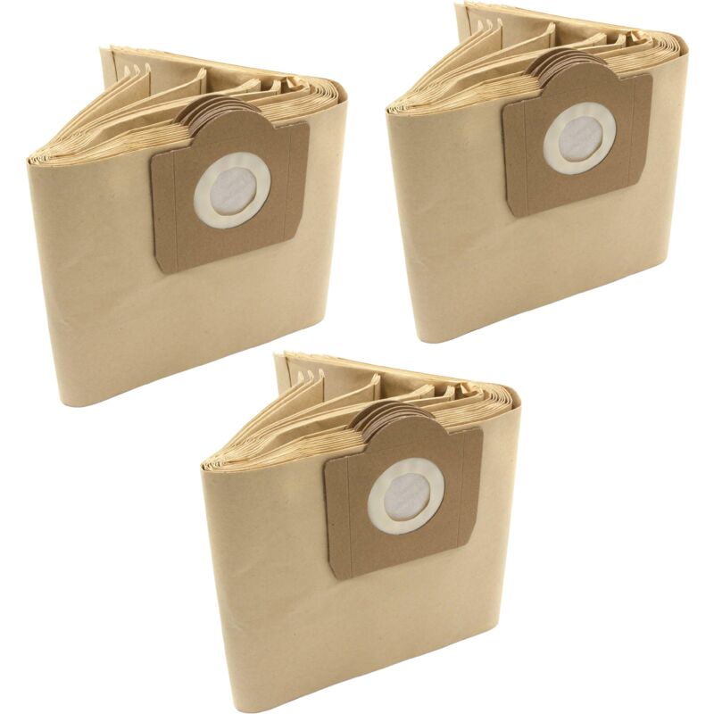 foto del prodotto vhbw 30x sacchetti compatibile con menalux 2585 cs 04 aspirapolvere in carta, color sabbia