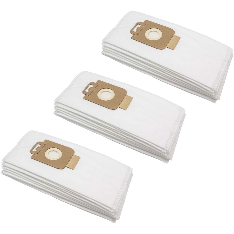 immagine 0 del prodotto vhbw 30x sacchetti compatibile con nilfisk extreme x300 c, extreme x300 total, gm1200e, gm200, gm200a, gm200e aspirapolvere in microfibra, bianco