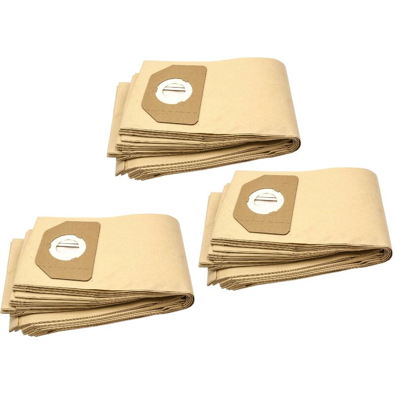immagine 0 del prodotto vhbw 30x sacchetti compatibile con rotel jazz u 69.3 aspirapolvere in carta, marrone