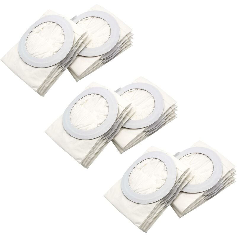 foto del prodotto vhbw 30x sacchetto compatibile con nilfisk gd 5 batterie, 5 hepa, 5 back, 5, 5 fly aspirapolvere carta bianco