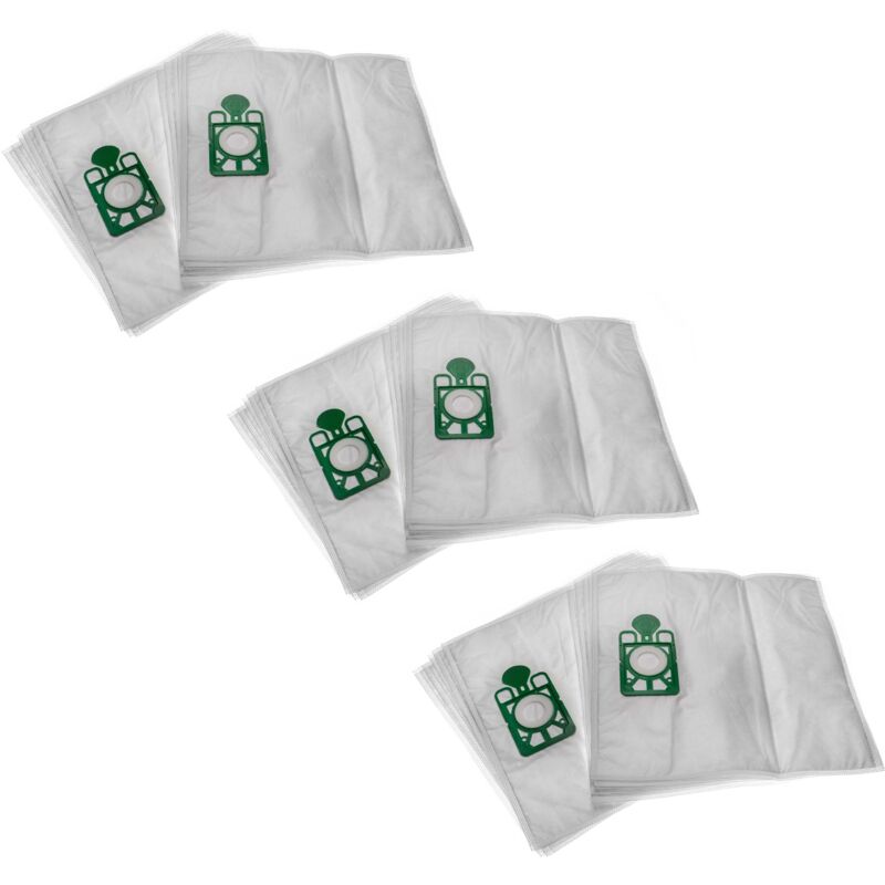 foto del prodotto vhbw 30x sacchetto sostituisce numatic 604015, nvm 1ch per aspirapolvere microfibra, 40cm x 41cm bianco
