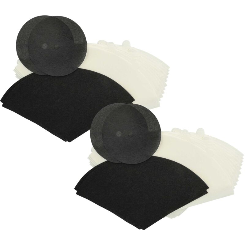 foto del prodotto vhbw 32x filtro compatibile con filterqueen majestic 360 aspirapolvere filtro ai carboni attivi, cono filtrante, filtro salva motore