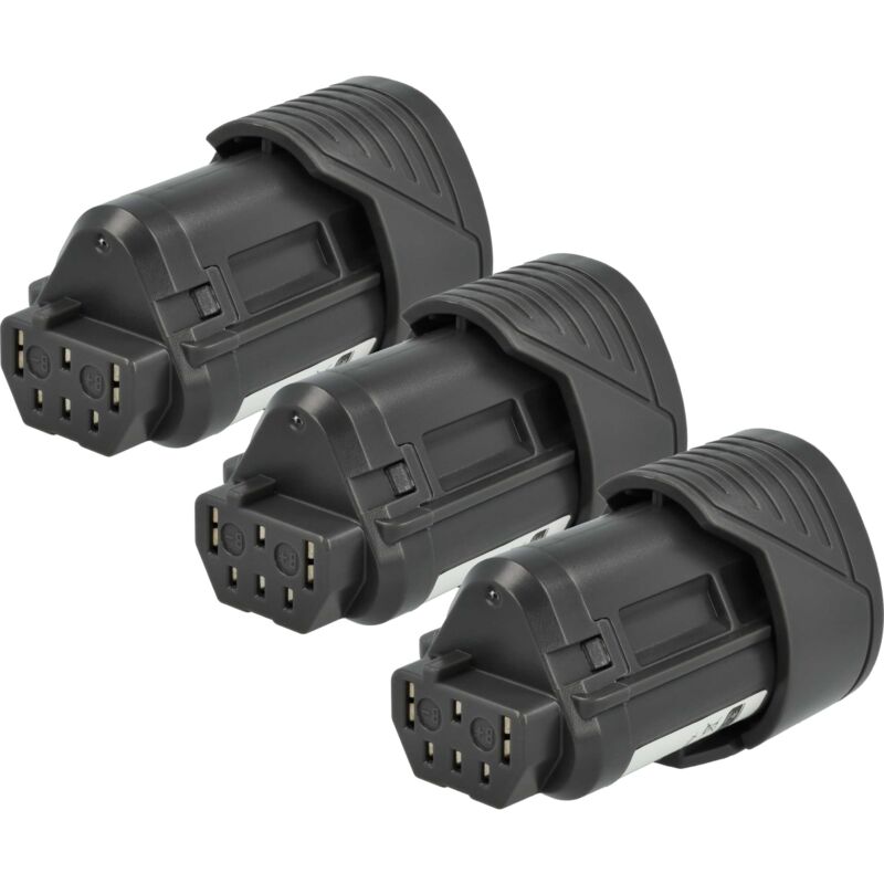 foto del prodotto vhbw 3x batteria compatibile con aeg bbh12, bbs 12c, bll12c, bll 12c, bs12c, bs 12c, bs12c2 attrezzi da lavoro 1500 mah, li ion, 12 v 