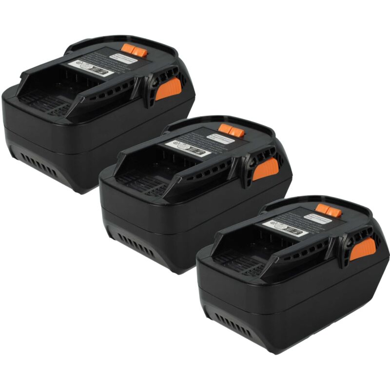 foto del prodotto vhbw 3x batteria compatibile con aeg bex18 125 0, bbh18 li 302c, bbh18 0, bex18 125, bbh 18 li 402c utensile elettrico 3000 mah, li ion, 18 v 