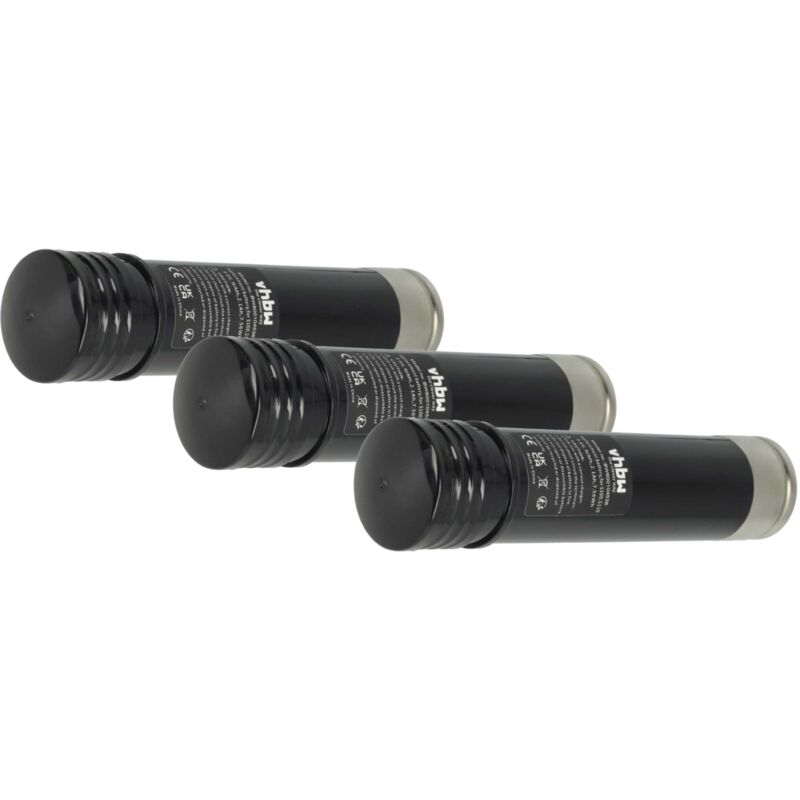 foto del prodotto vhbw 3x batteria compatibile con black decker versapak vp321, vp3621, vp368, vp4000, vp4100 attrezzi da lavoro 2100 mah, nimh, 3,6 v 