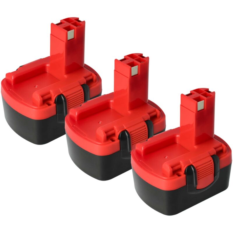 foto del prodotto vhbw 3x batteria compatibile con bosch psr 140, psr 14.4 n, psr 14.4ve 2 b , psr 14.4, psr 14.4 2 utensile elettrico 1500 mah, nimh, 14,4 v 