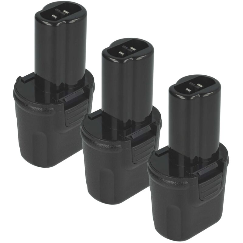 foto del prodotto vhbw 3x batteria compatibile con dewalt dc600 screwdriver, dc600ka, dc600 gb, dc600 utensile elettrico 2100 mah, nimh, 3,6 v 