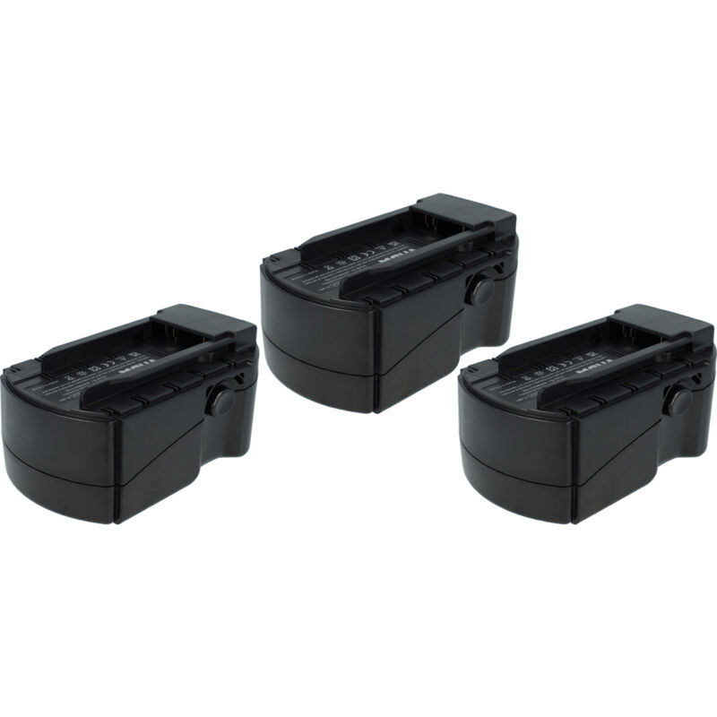 foto del prodotto vhbw 3x batteria compatibile con hilti wsr 650 a, wsc 6.5, uh 240 a, wsc 55 a24, te 2 a, sfl 24 attrezzo da lavoro 2500 mah, nimh, 24 v 