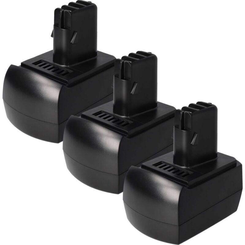 foto del prodotto vhbw 3x batteria compatibile con metabo sb9.6, sbp9.6, bz9.6sp, bz9.6sp impuls, ksa9.6, bz9.6 impuls utensile elettrico 1500 mah, nimh, 9,6 v 