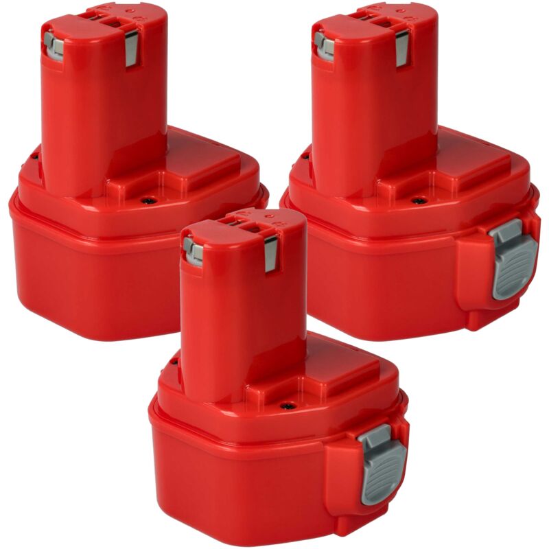 foto del prodotto vhbw 3x batteria compatibile con rehau rautool a2 utensile elettrico 3000 mah, nimh, 12 v 