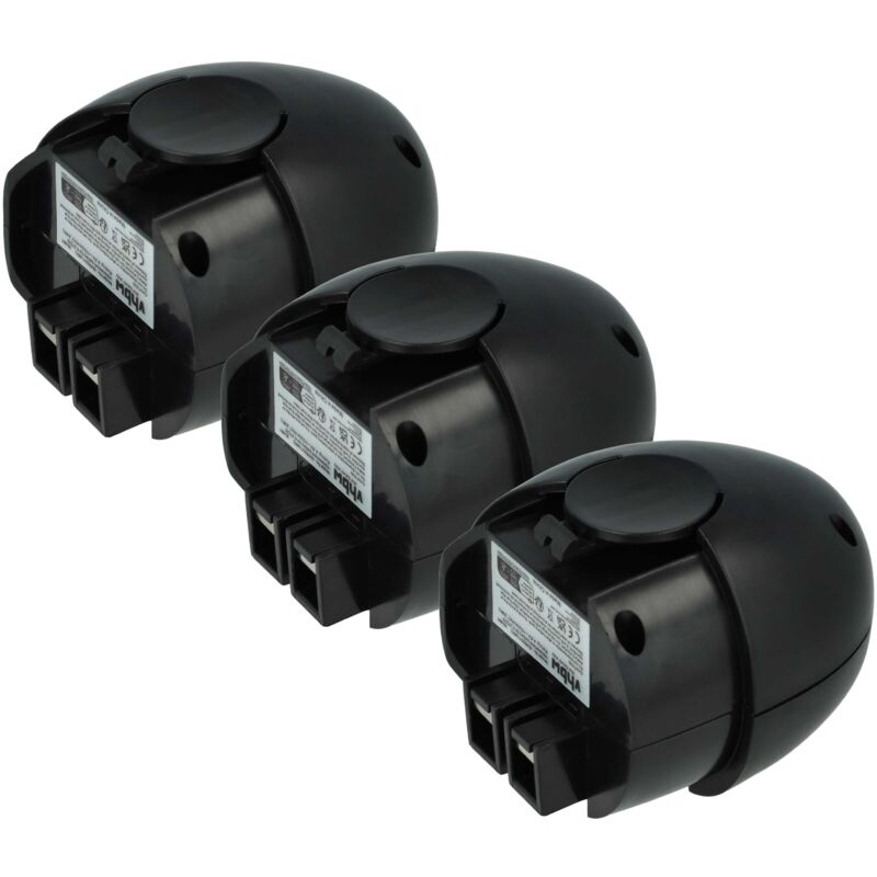 foto del prodotto vhbw 3x batteria compatibile con w rth master 0700851 utensile elettrico 1500 mah, nimh, 4,8 v 