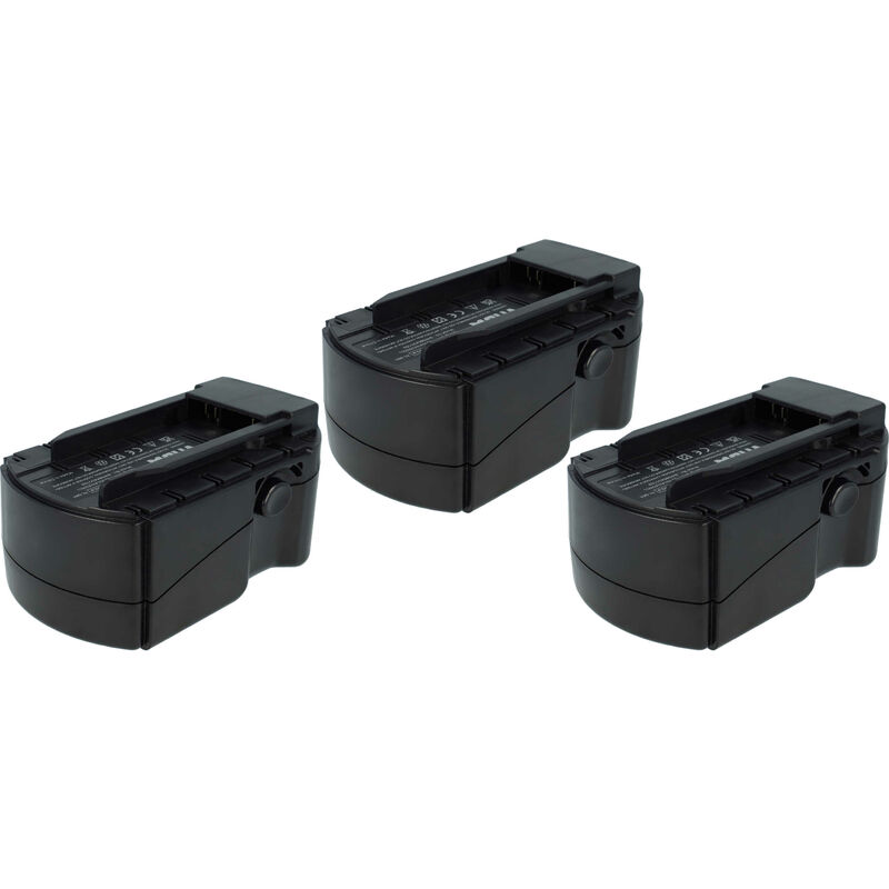 foto del prodotto vhbw 3x batteria sostituisce hilti b24 2.0, b24 3.0 per attrezzo da lavoro 2500 mah, nimh, 24 v 
