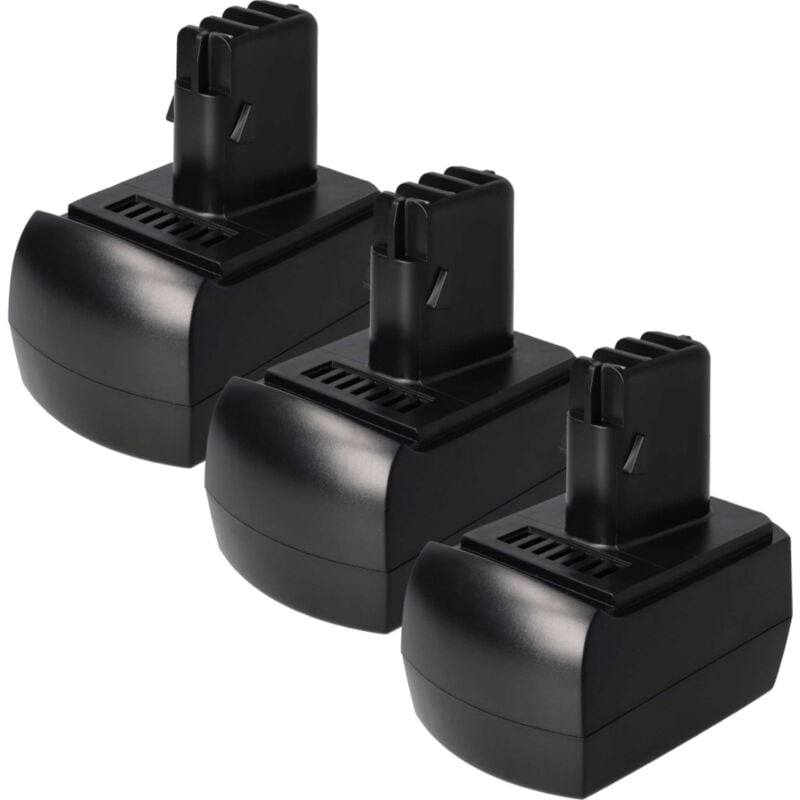 foto del prodotto vhbw 3x batteria sostituisce metabo 6.31746, 6.25471.00, 6.31728, 6.2547, 6.25471, 6.25470.00 per utensile elettrico 1500 mah, nimh, 9,6 v 