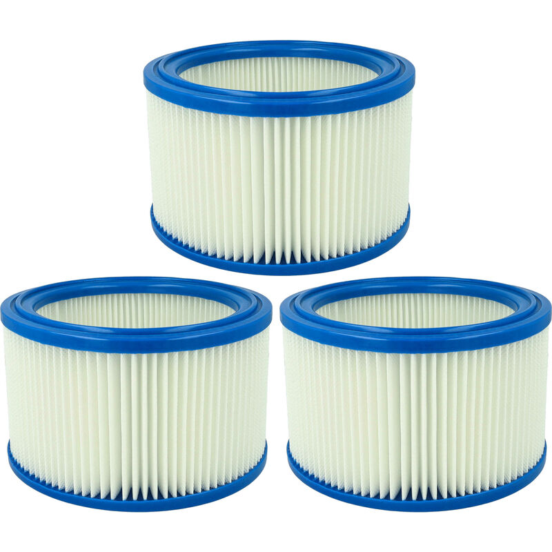 foto del prodotto vhbw 3x elemento filtrante compatibile con renfert vortex compact 2 l, ec, 2 l 230 aspirapolvere a batteria
