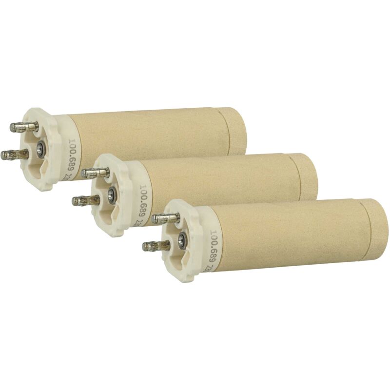 foto del prodotto vhbw 3x elemento riscaldante compatibile con leister triac s pistola di saldatura a aria calda nucleo in ceramica, 3,1 x 10,2 cm