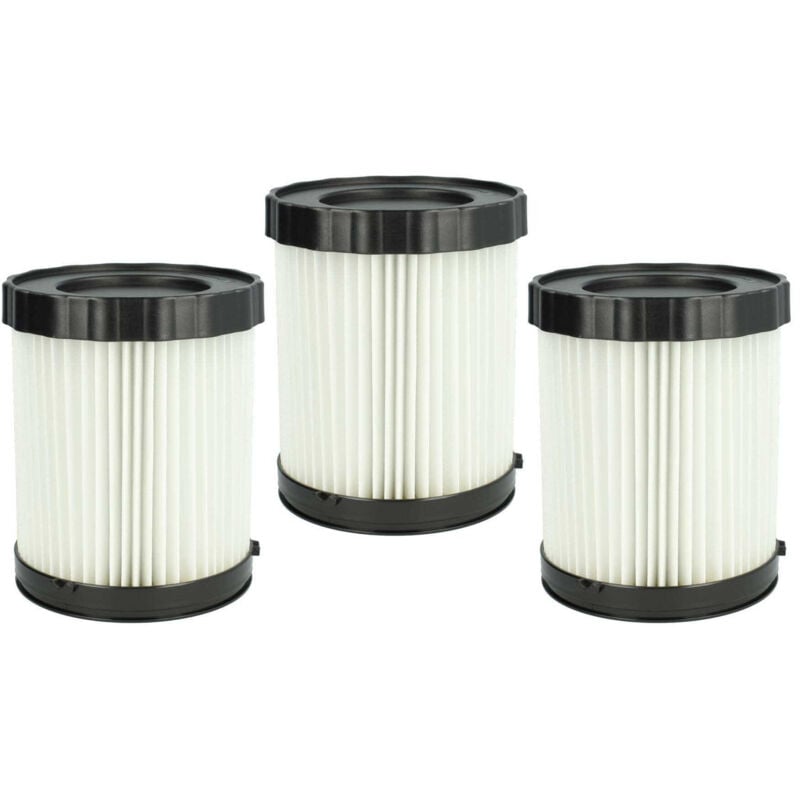 foto del prodotto vhbw 3x filtro a pieghe piatte compatibile con fein asbs 18 10 aspirapolvere bianco