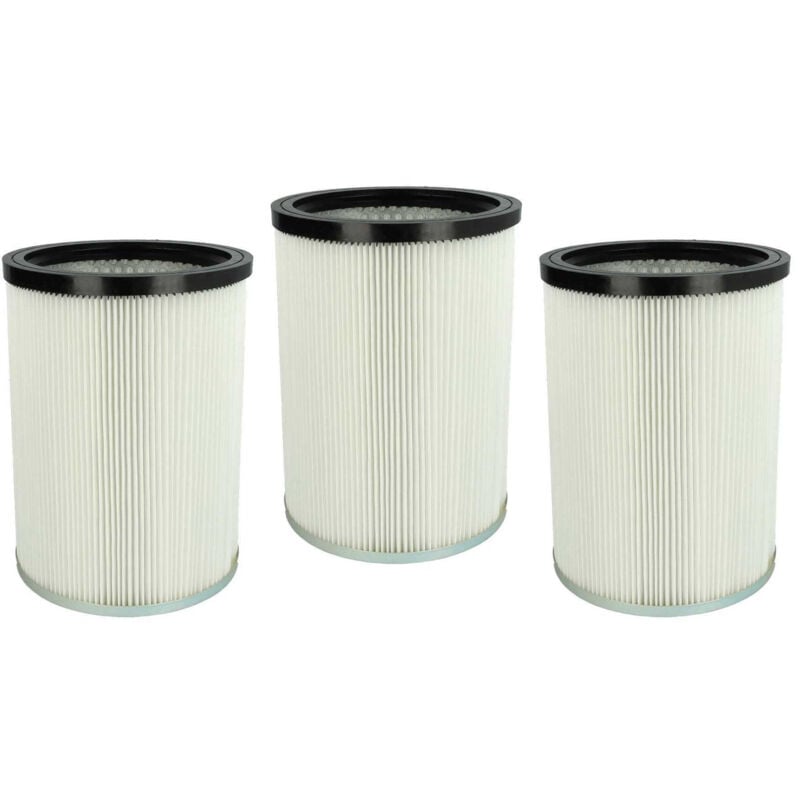 foto del prodotto vhbw 3x filtro a pieghe piatte compatibile con k rcher nt 70 3 tc, nt 70 3, nt 70 3 eu, nt 70 3 me tc, nt 70 3 me tc eu aspirapolvere bianco