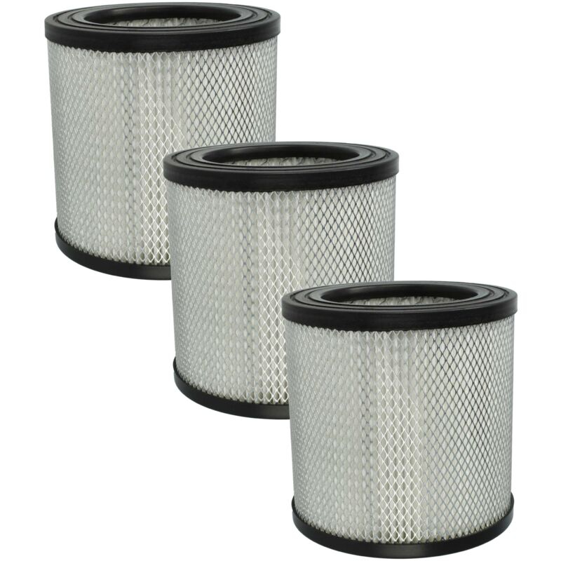 foto del prodotto vhbw 3x filtro a pieghe piatte compatibile con stanley sxvc20xte aspirapolvere cartuccia filtrante